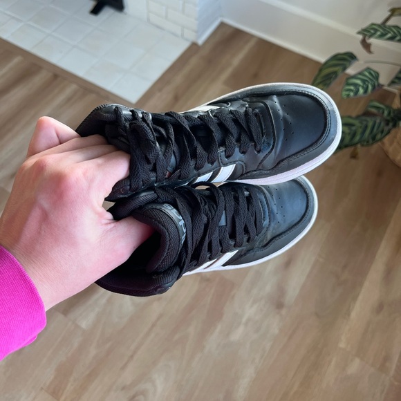 Adidas Black and White Sneakers - Picture 2 of 5